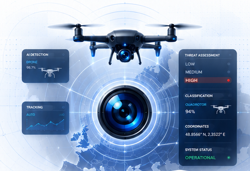 Drone over Europe
